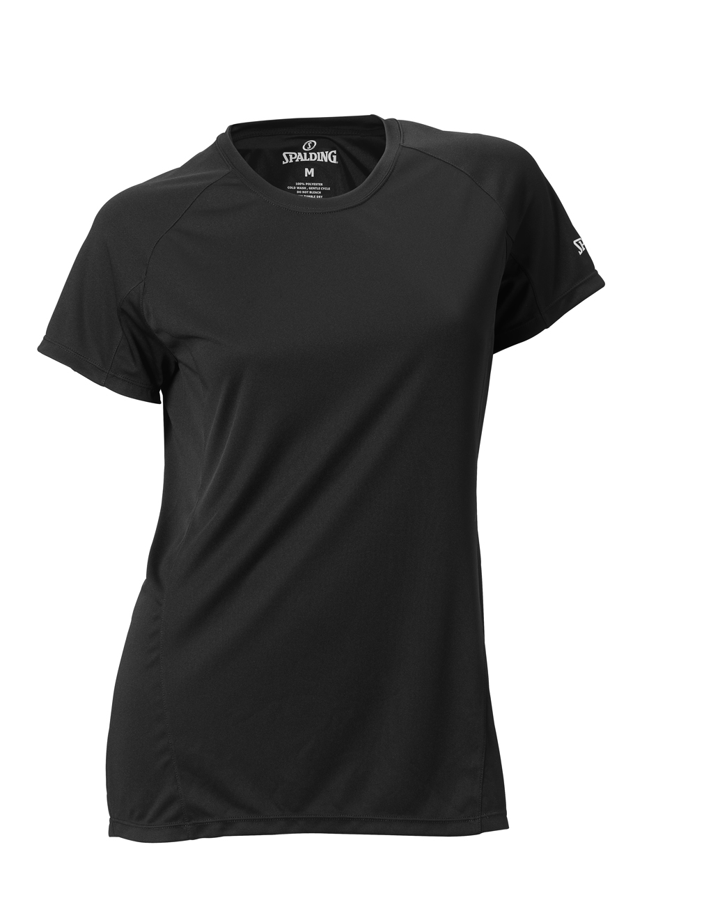 Spalding Dames Essential sport T-shirt Zwart