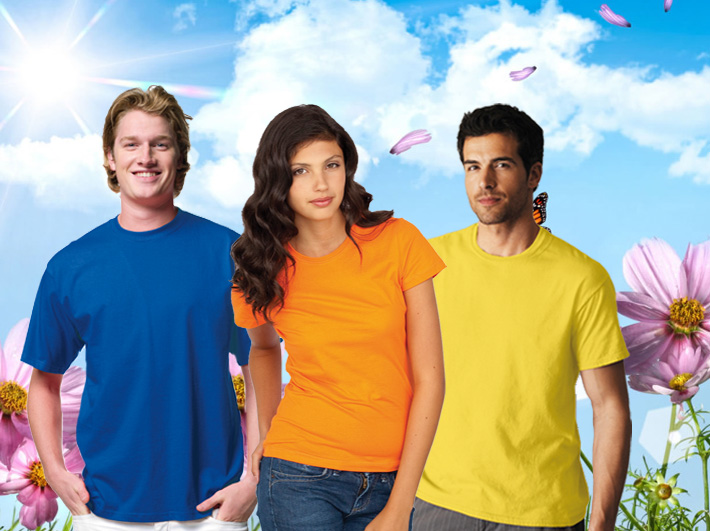 Unisex T-shirts en Duo modellen